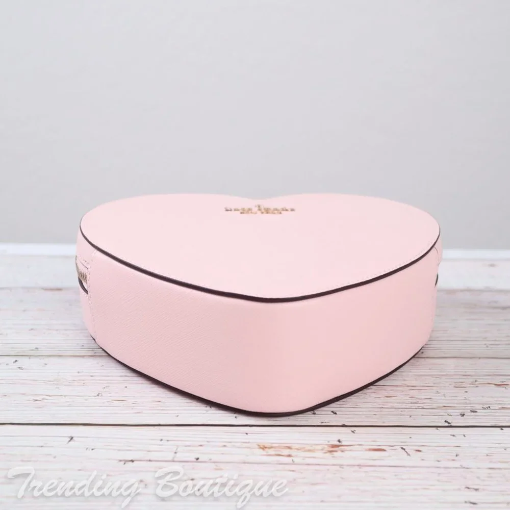 NWT Kate Spade New York Love Shack Heart Crossbody in Chalk Pink - Picture 10 of 13